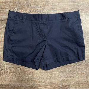 ***SOLD*** Jcrew dark navy blue chino shorts